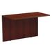 Winston Porter Nabil 29" H x 35" W Desk Bridge & Connector Manufactured Wood in Brown/Red | 29 H x 35 W x 24 D in | Wayfair RDBS9680 34519868