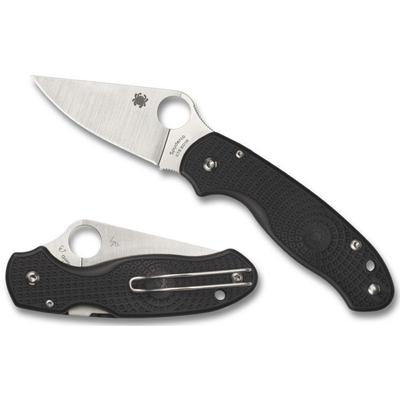 Spyderco Para 3 Lightweight Folding Knife 2.93in CTS BD1N Plain Blade Black FRN Handle C223PBK