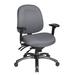 Symple Stuff Barrios Task Chair Upholstered/Metal | 40.25 H x 28 W x 25 D in | Wayfair 593234080FBF4271874372011ACFB011