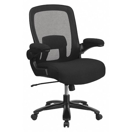 FLASH FURNITURE BT-20180-GG Contemporary Big and Tall Office Chair, Black Seat,