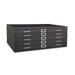 ZORO SELECT 2CLC2 Cabinet,Flat File,5 Drawer,Black