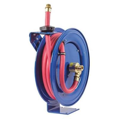 COXREELS SHF-N-525 Spring Return Hose Reel, 3/4 in Hose Diameter, 25 ft Length,