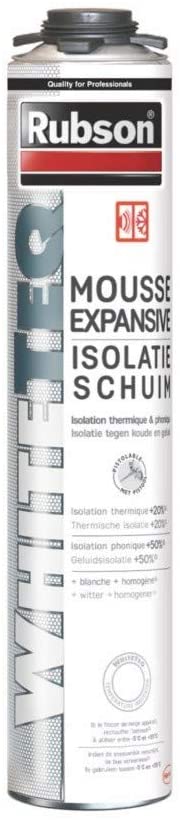 Mousse expansive White TEQ pistolable aérosol 750 ml RUBSON 1896446