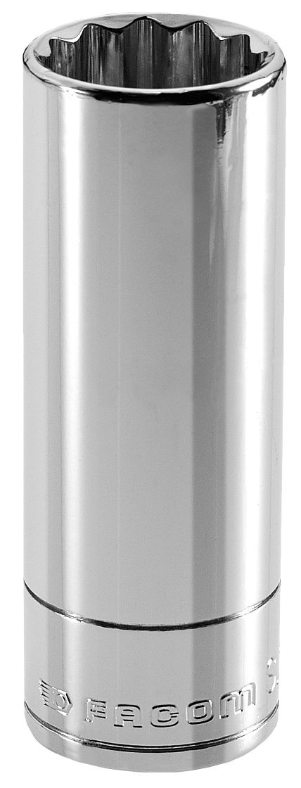 Douille 1/2'' longue 12 pans métriques 28 mm longueur 77 mm FACOM S.28LA