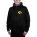 Men's Franchise Club Black Iowa Hawkeyes Avalanche Sherpa-Lined Fleece Full-Zip Jacket