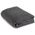 Soft 100% Cashmere Sofa Throw Blanket - Dark Grey - made in Scotland by Love Cashmere - RRP £400, One Size - 88cm wide by 165cm long