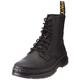 Dr. Martens Unisex Combs Leather Fashion Boot, Black Wyoming, 11 UK