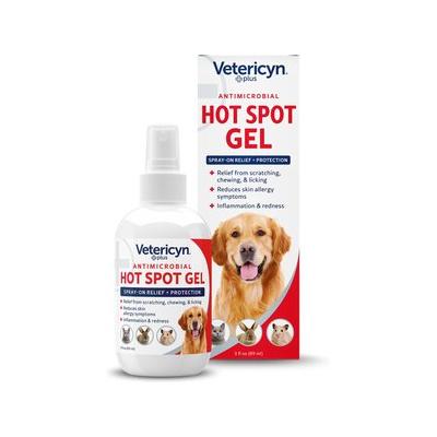 Vetericyn Plus Antimicrobial Hot Spot Spray for Dogs, Cats, & Small Pets