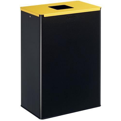 Poubelle De Tri Plastique 60 L Gris / Jaune - Manutan Expert