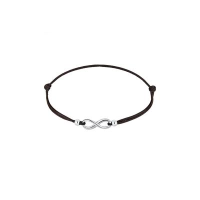 Elli - Infinity Trend Symbol Elastisch 925 Silber Armbänder & Armreife 1 ct Damen