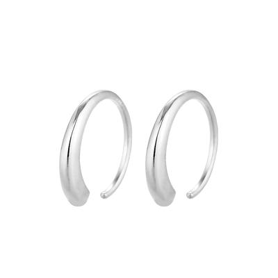 Elli - Basic Creole Geo Offen Blogger Plain 925 Silber Creolen 1 ct Damen (59.99 € / 1 ct)