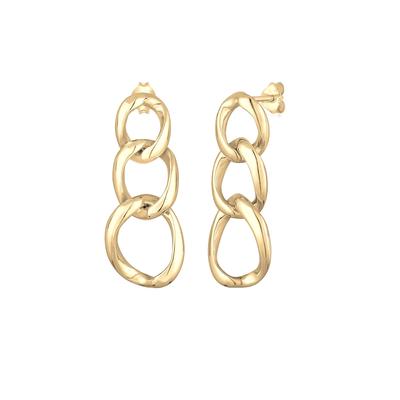 Elli - Ohrhänger Basic Blogger Chain Look 925 Silber Ohrringe 1 ct Damen (79.99 € / 1 ct)