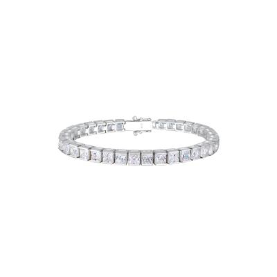 Elli PREMIUM Tennisarmband Zirkonia Kristall Sparkle 925 Silber 20 Damen