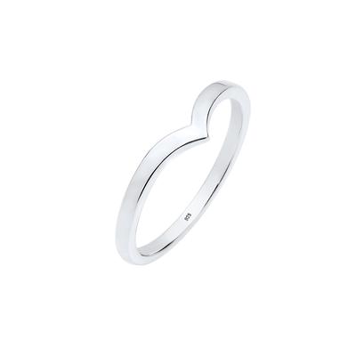 Elli V-Stacking Geo Trend Blogger 925 Sterling Silber 58 Damen
