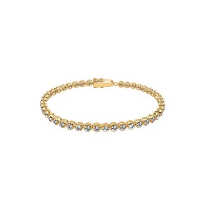 Elli Tennis-Armband Kristalle 925 Silber 20 Damen