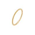 Elli PREMIUM - Basic Twisted Gedreht Minimal Look 375 Gelbgold Ringe Damen