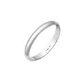 Elli PREMIUM - Basic Bandring Hochzeit Trauring 585 Weißgold Ringe Damen