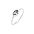 Elli - Bandring Geo Form Kristall 925 Silber Ringe Damen