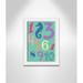 Casa Fine Arts 123 Wall Décor Paper in Blue | 14 H x 10 W x 0.63 D in | Wayfair 25836-01