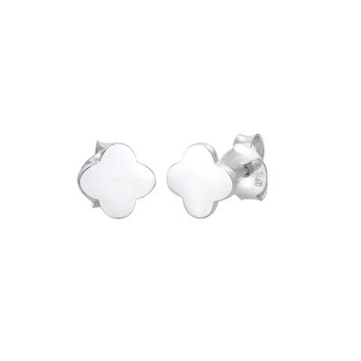 Elli Stecker Kleeblatt Symbol Klassisch 925 Silber silberfarben Damen