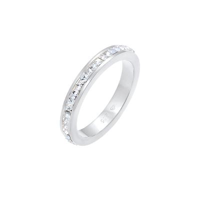 Elli PREMIUM - Elli PREMIUM Ring Bandring Geo Shape Kristalle 925 Silber Ringe 1 ct Damen (63.99 € / 1 ct)
