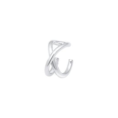 Elli Earcuff Single Geo Basic Minimal Trend 925 Silber OneSize Damen