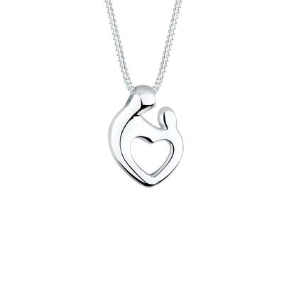 Elli - Mutter & Kind Verbundenheit 925 Sterling Silber Ketten 1 ct Damen (39.99 € / 1 ct)