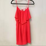 American Eagle Outfitters Dresses | American Eagle Neon Pink Ruffle Dress S | Color: Pink | Size: S