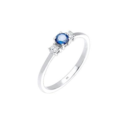 Elli - Verlobungsring Zirkonia 925 Sterling Silber Ringe Damen