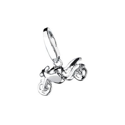 Giorgio Martello Milano - Charm Motorrad, Silber 925 Charms & Kettenanhänger 1 ct Silber Damen