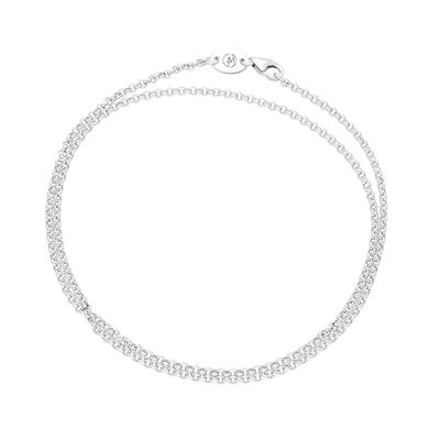 Giorgio Martello Milano - Kette im Stil einer Erbskette, Silber 925 Ketten 1 ct Silber Damen