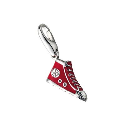 Giorgio Martello Milano - Charm Turnschuh, Silber 925 Charms & Kettenanhänger 1 ct Rot Damen