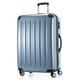 HAUPTSTADTKOFFER Alex - Großer Hartschalen-Koffer, TSA, 4 Doppel-Rollen, Trolley, Rollkoffer, Reisekoffer, Volumenerweiterung, 75 cm, 119 Liter, Pool blue