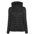 Soul Cal Womens Micro Bubble Jacket Black 20 (XXXL)