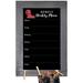 Fan Creations Weekly Chalkboard Manufactured Wood in Black/Brown | 16 H x 23 W x 1 D in | Wayfair C1015-Ole Miss