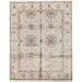 Green/White 95 x 0.25 in Area Rug - Bokara Rug Co, Inc. Hand-Knotted High-Quality Ivory & Ivory Area Rug Wool | 95 W x 0.25 D in | Wayfair