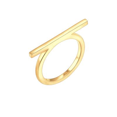 Elli - Geo Minimal Blogger Trend Stab 925 Sterling Silber Ringe 1 ct Damen