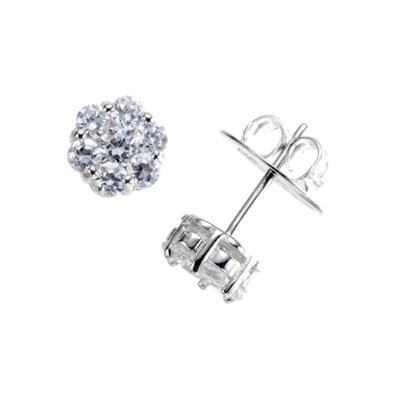 Giorgio Martello Milano Ohrstecker Blüte in verschiedenen Größen, Silber 925 ca. Ø 9mm Damen