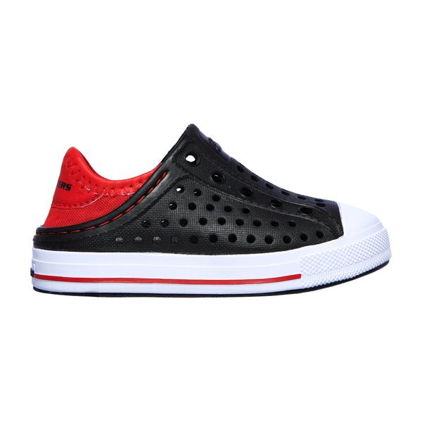 skechers-boys-foamies:-guzman-steps---aqua-surge-sneakers,-black-red,-size-9.0/