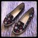 Vans Shoes | Black White Flower Print Vans Slip On Shoes 6 | Color: Black | Size: 6