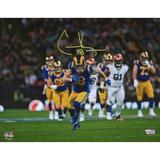 Cooper Kupp Los Angeles Rams Autographed 11" x 14" Running Photograph - Yellow Ink