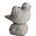 Rosalind Wheeler Cristina Cement Bird Figurine Stone in Gray | 7.75 H x 7.5 W x 4.5 D in | Wayfair 490A66FC07A346339B2B0D10D252C75C