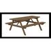 Longshore Tides Latham Rectangular 6 - Person 70" Long Outdoor Picnic Table Wood in Brown | Wayfair 79F78B2244694EEC9D1BA12CE25D797B