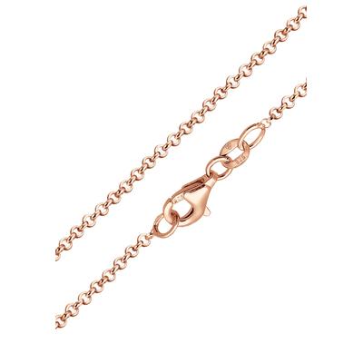 Nenalina Basic Kette Kombinierbar 925 Silber rosévergoldet 80 Damen