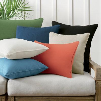 Solid Piped Pillow - 16