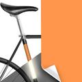 MOOXIBIKE I Reflektor Aufkleber, Panel Streifen Black & White reflektierend, Rahmenschutzaufkleber und Sicherungsmarkierung für Fahrrad, Mountainbike, Rollator bis circa 15 cm Rahmenumfang