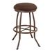 Red Barrel Studio® Hunley Swivel Bar & Counter Stool Upholstered/Metal in Black | 26 H x 16.5 W x 16.5 D in | Wayfair