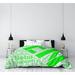 East Urban Home Denver Colorado Districts Single Reversible Duvet Cover Microfiber in Green | Twin XL Duvet Cover | Wayfair