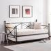 17 Stories Korecky Twin Metal Daybed w/ Trundle Metal in Black | 39 H x 41 W x 78 D in | Wayfair EC36DE86AF3245C080E876D223FF9A2E