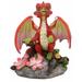 Trinx Madill Colorful Garden Fruits & Berries Thumb Dragon Figurine Resin in Green/Red | 4.5 H x 4.25 W x 2.75 D in | Wayfair